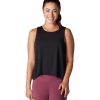 Clothing Tavi Yoga Tops | High Low Tank Ebony