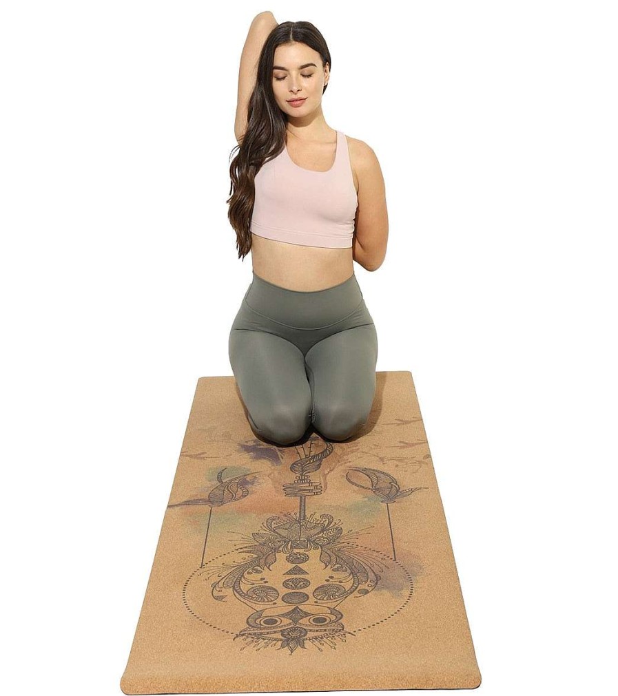 Yoga Mats & Props Shakti Warrior | Satya Pro Cork Yoga Mat 72" 3Mm