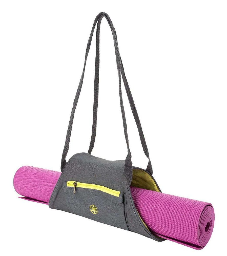 Accessories Gaiam | On-The-Go Yoga Mat Carrier Citron Storm