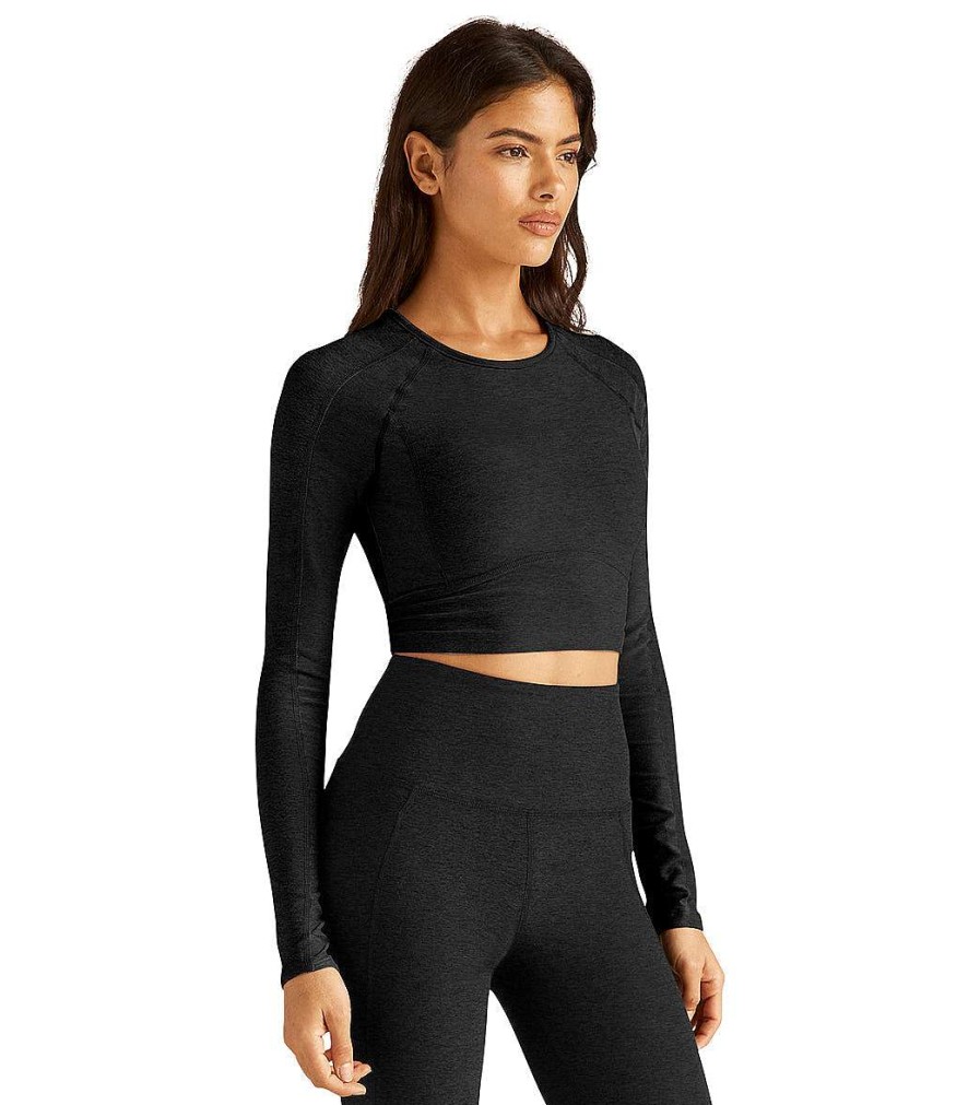 Clothing Beyond Yoga Yoga Jackets & Sweatshirts | Spacedye Vitality Pullover Darkest Night