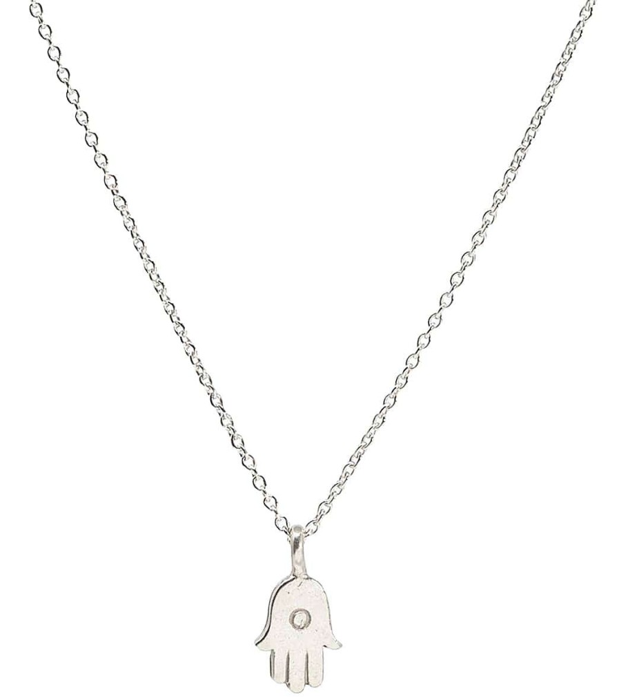 Accessories Dogeared | All Good Things Hamsa Necklace Sterling Silver