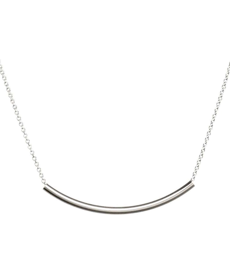 Accessories Dogeared | Balance Tube Necklace Silver