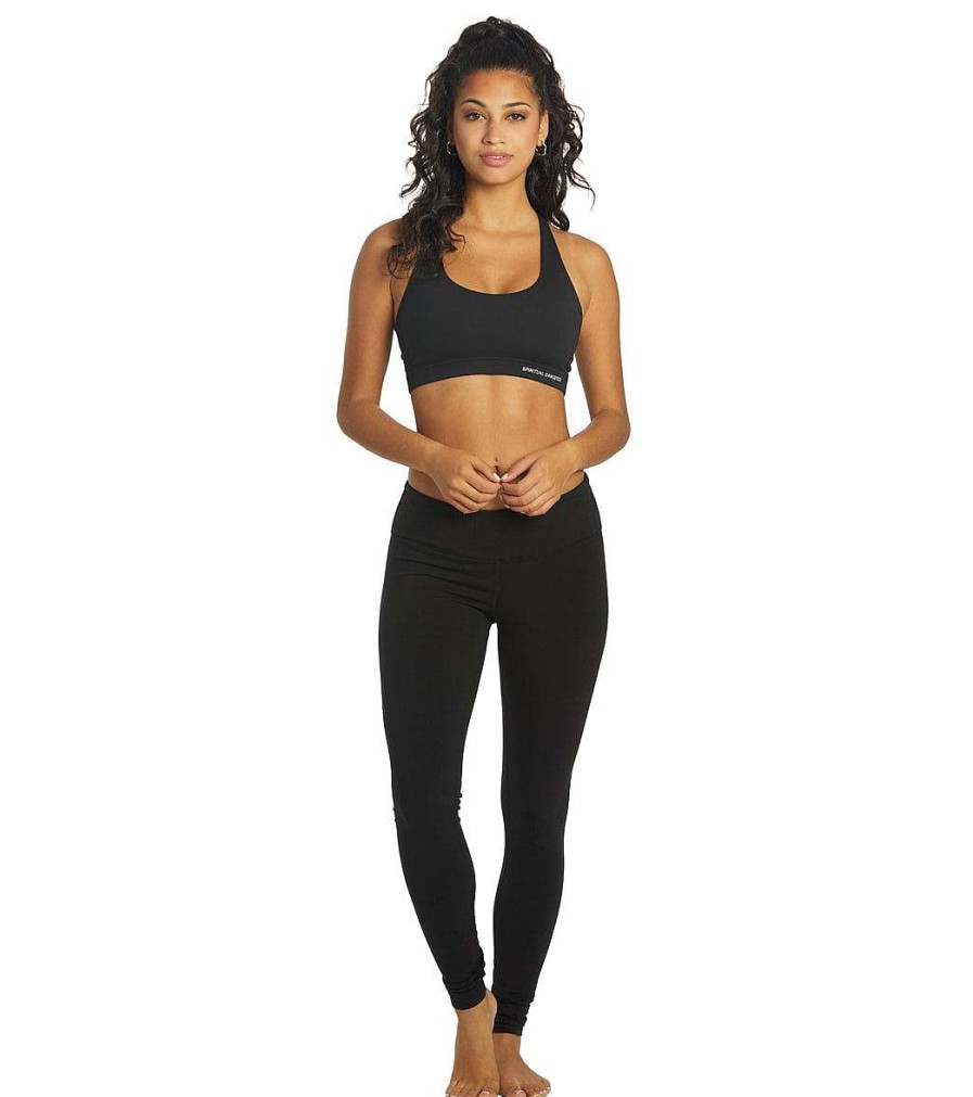 Clothing Spiritual Gangster Yoga Sports Bras | Verve Sports Bra Black