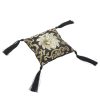 Meditation dZi | 5'' Brocade Bowl Cushion Black