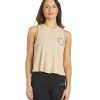 Clothing Spiritual Gangster Yoga Tops | Being Crop Tank Heather Honey