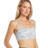 Clothing Everyday Yoga Yoga Sports Bras | Delight Tribe Racer Back Sports Bra White Tribal