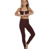 Clothing Everyday Yoga Yoga Leggings | Girl Uphold Cheetah High Waisted Leggings With Pockets Burgundy Cheetah