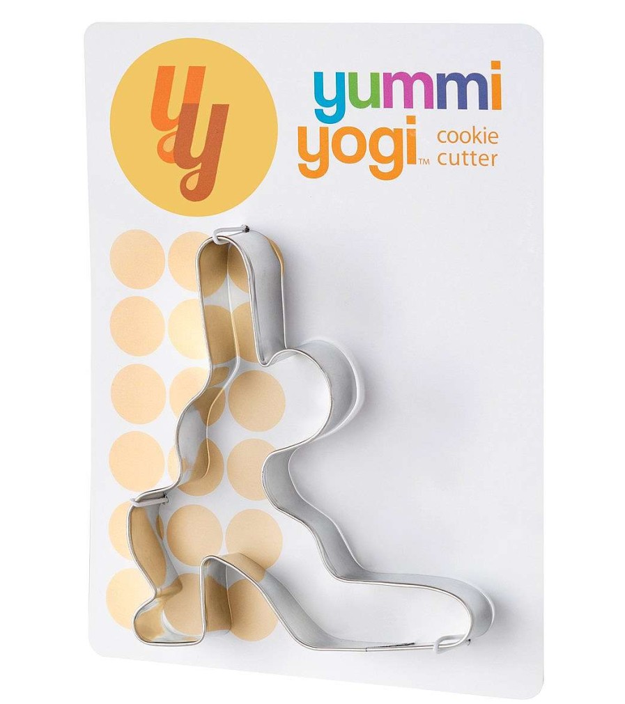 Home & Wellness Yummi Yogi | Crescent Lunge Cookie Cutter Orange