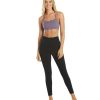 Clothing Everyday Yoga Yoga Sports Bras | Delight Solid Racer Back Sports Bra Purple Taupe