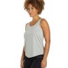 Clothing Boody Yoga Tops | Relaxed Tank Light Grey Marl