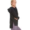 Clothing Everyday Yoga Yoga Tops | Diverse Solid Hi-Low Hooded Sweatshirt