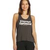 Clothing Spiritual Gangster Yoga Tops | Optimist Boyfriend Tank Vintage Black