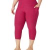 Clothing Beyond Yoga Yoga Leggings | Plus Size Spacedye Out Of Pocket High Waisted Capri Leggings