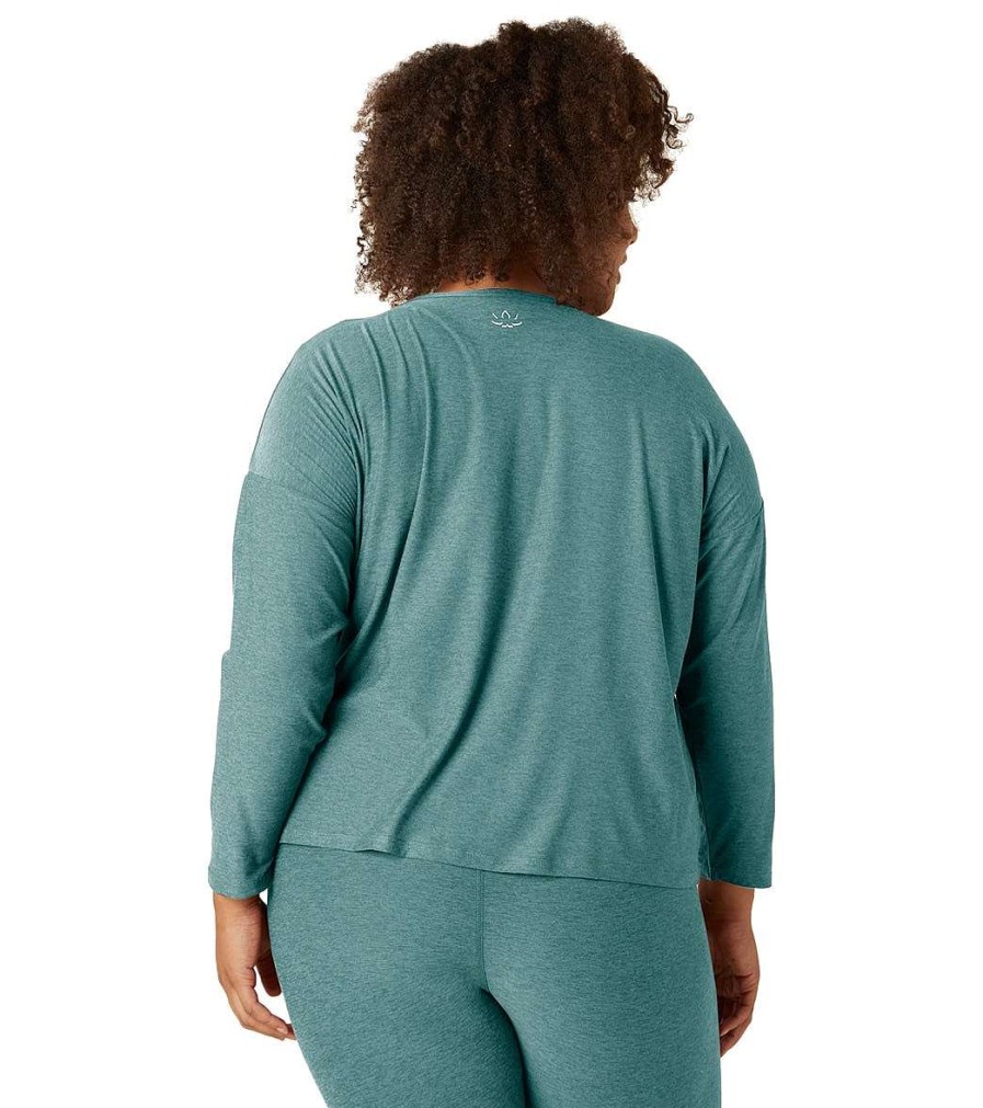 Clothing Beyond Yoga Yoga Jackets & Sweatshirts | Plus Featherweight Morning Light Cropped Pullover