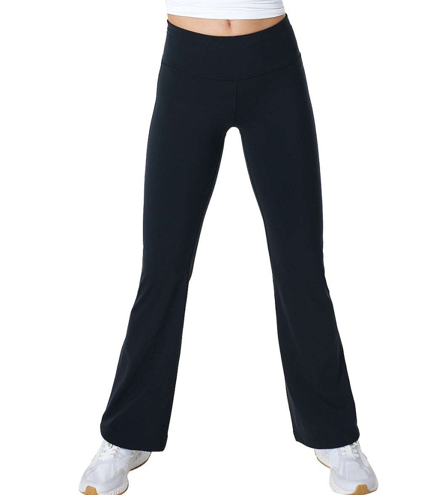 Clothing Sweaty Betty Yoga Pants | Power 32" Kick Flare Workout Trousers Black