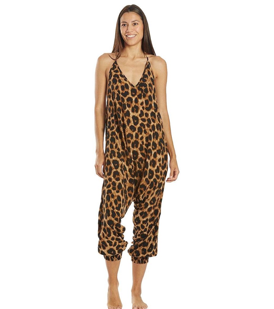 Clothing Buddha Pants Yoga Leotards & Jumpsuits | Jumper Leopard