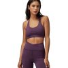 Clothing Spiritual Gangster Yoga Sports Bras | Verve Sports Bra Midnight Plum