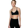 Clothing Spiritual Gangster Yoga Sports Bras | Nikki Dream Tech Eco Jersey Bra Black