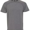 Clothing Spiritual Gangster Men'S Yoga Shirts | Men'S Sg Aries Active Tee Heather Grey