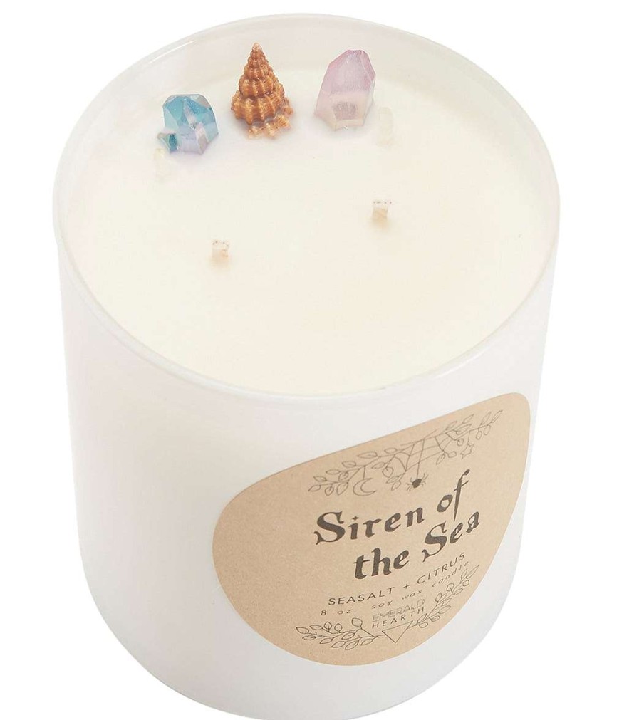 Home & Wellness Emerald Hearth | Siren Of The Sea White