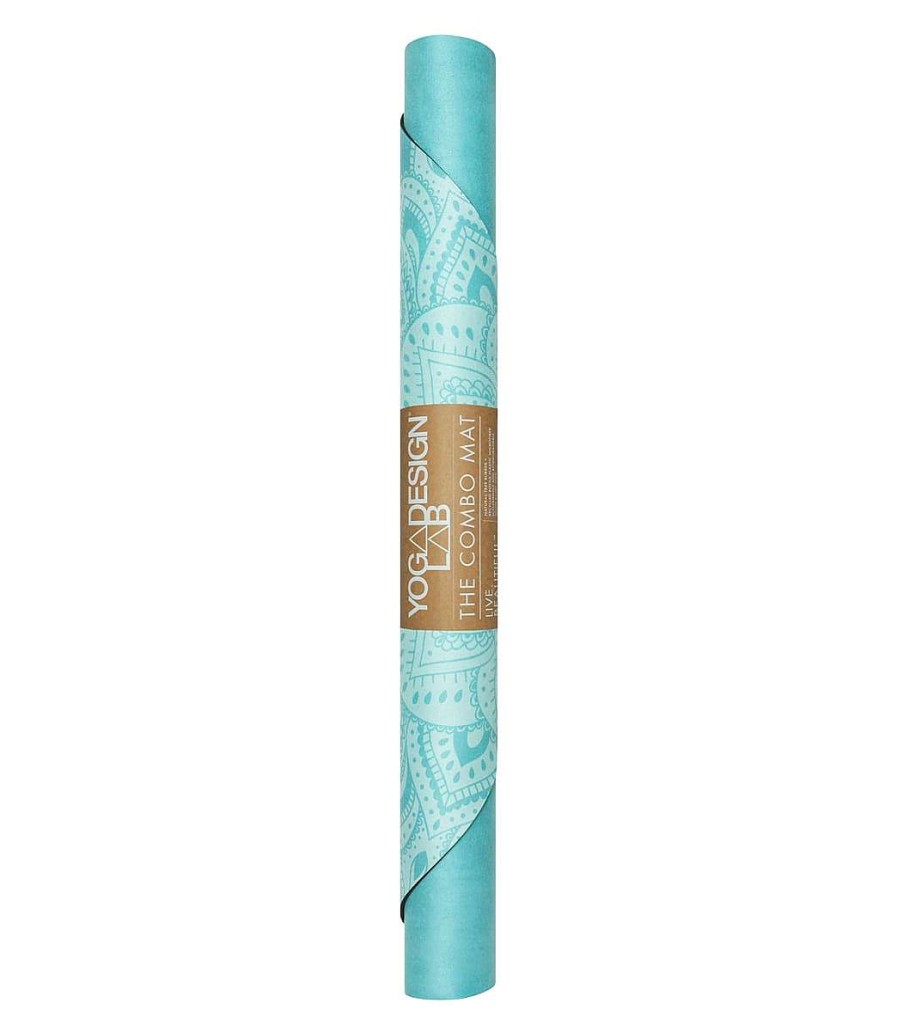 Yoga Mats & Props Yoga Design Lab | Curve Yoga Mat 3.5Mm Mandala Turquoise