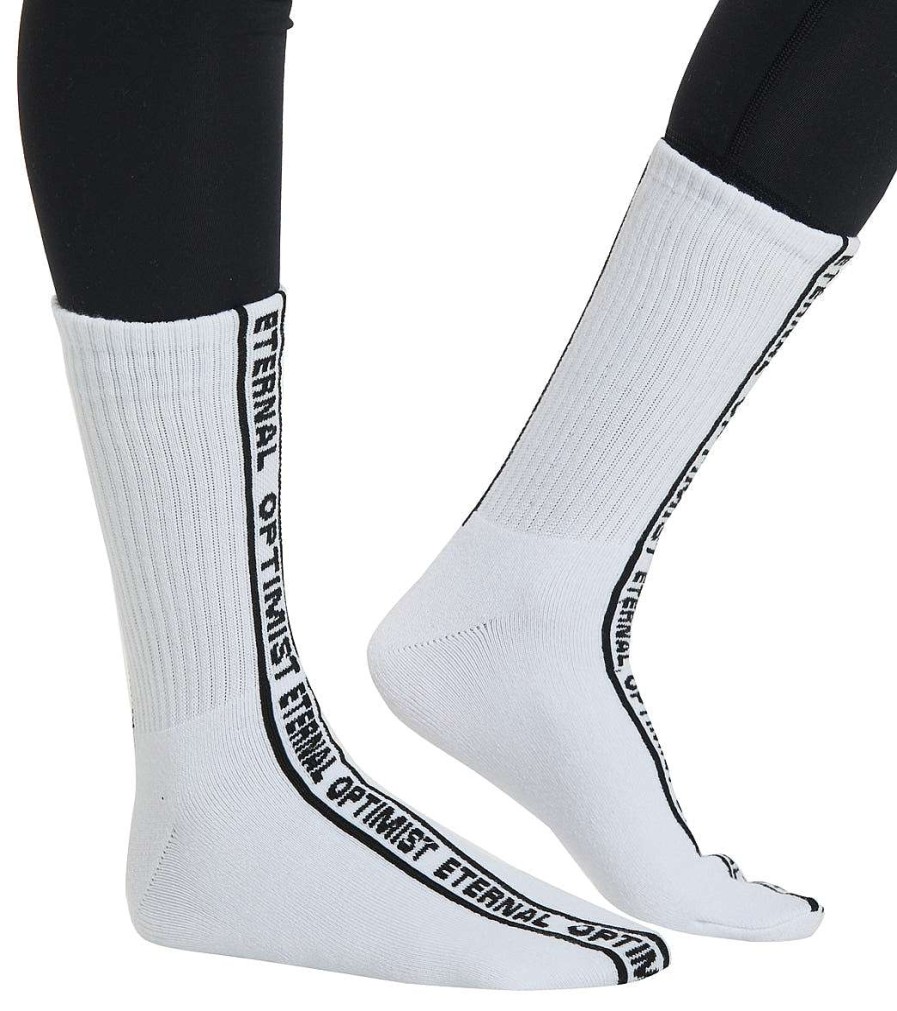 Accessories Spiritual Gangster | Eternal Optimist Sock White/Black