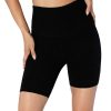 Clothing Beyond Yoga Yoga Shorts | Supplex High Waisted Biker Shorts Jet Black