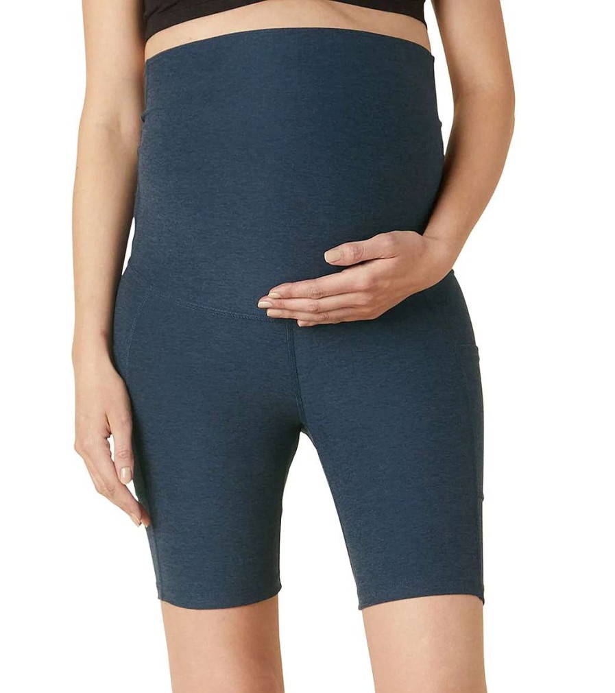 Clothing Beyond Yoga Yoga Shorts | Spacedye Pockets Forever Maternity Biker Shorts