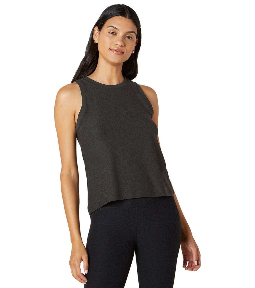 Clothing Beyond Yoga Yoga Tops | Featherweight Spacedye Rebalance Tank