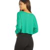 Clothing Free People Yoga Jackets & Sweatshirts | Set The Pace Pullover Jewel Jade