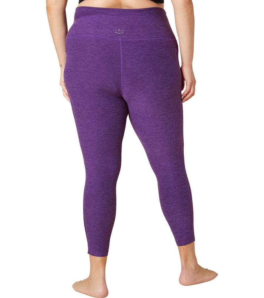 Clothing Beyond Yoga Yoga Leggings | Plus Spacedye Out Of Pocket High Waisted Midi Legging