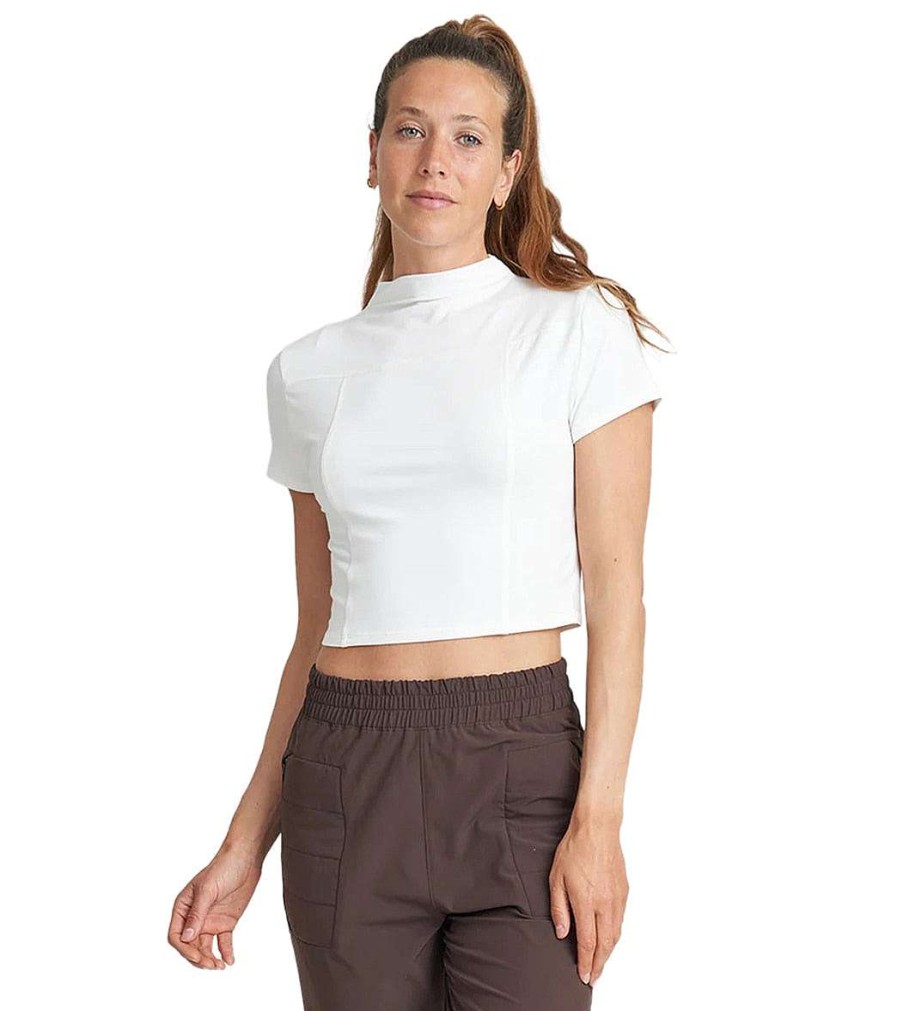 Clothing Thrive Societe Yoga Tops | Mock Neck Tee