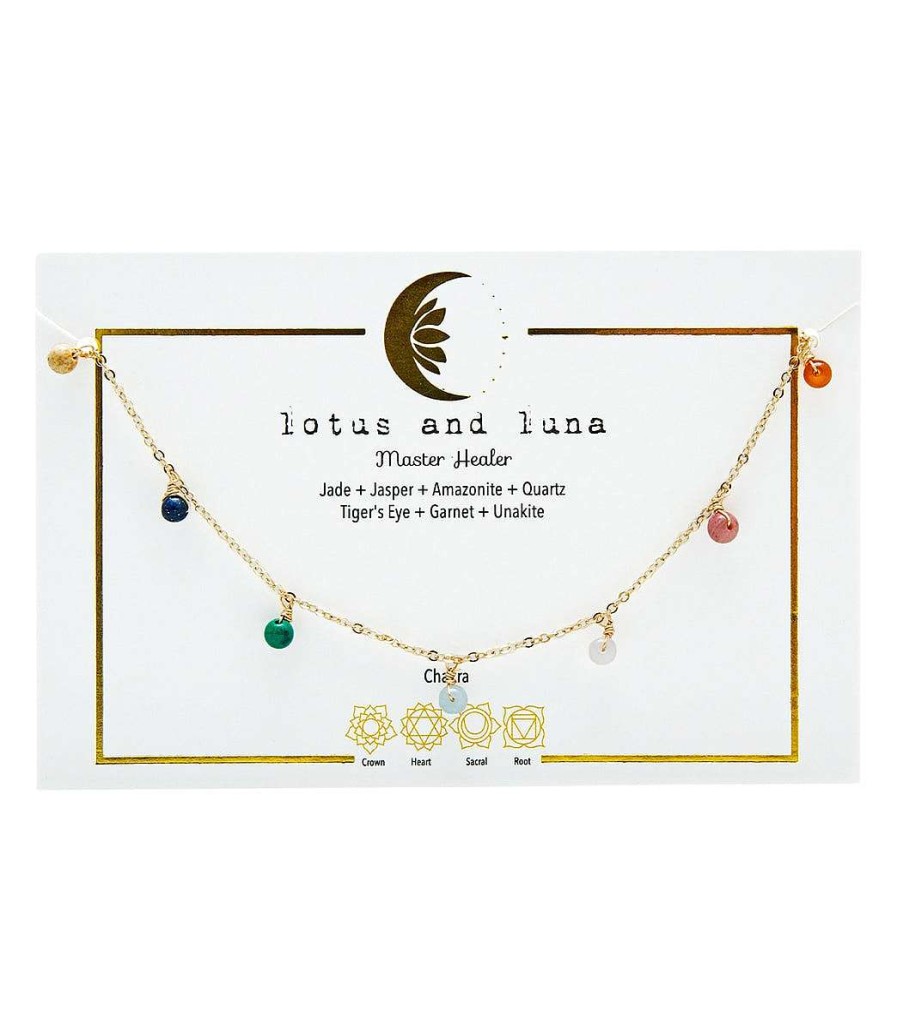 Accessories Lotus and Luna | Master Healer Dewdrop Necklace Multi