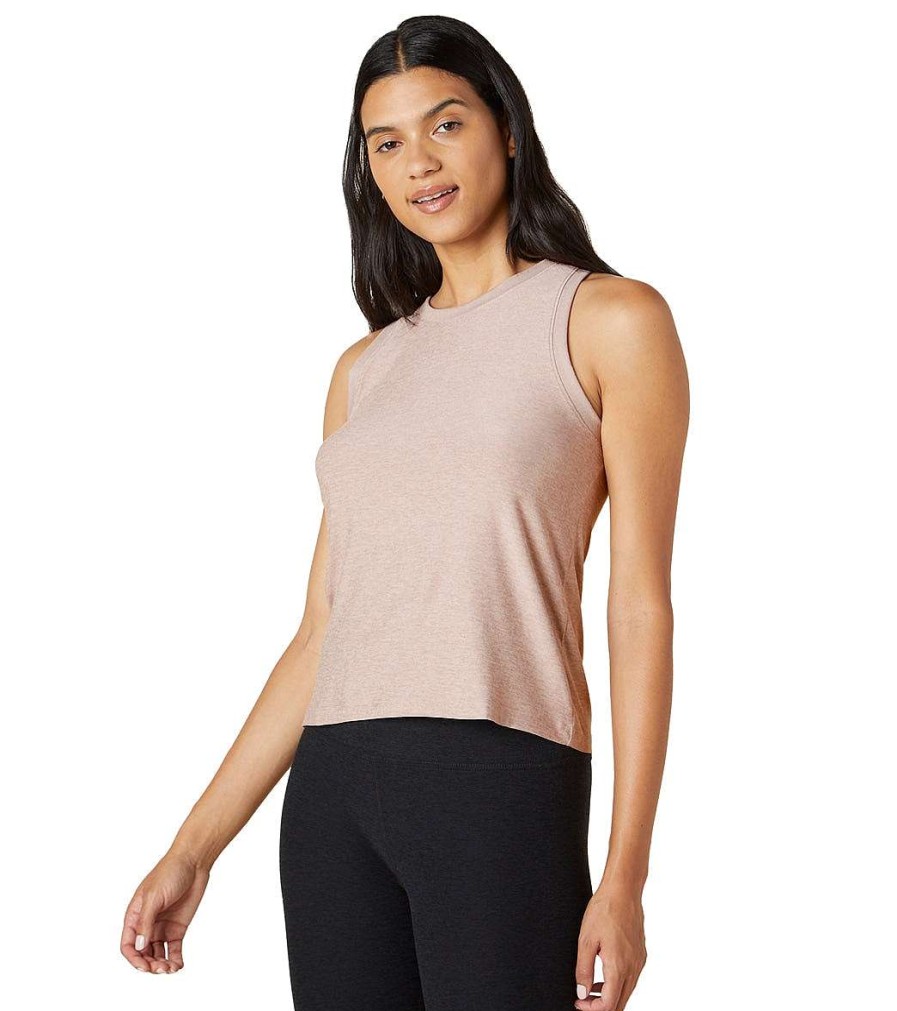 Clothing Beyond Yoga Yoga Tops | Featherweight Spacedye Rebalance Tank