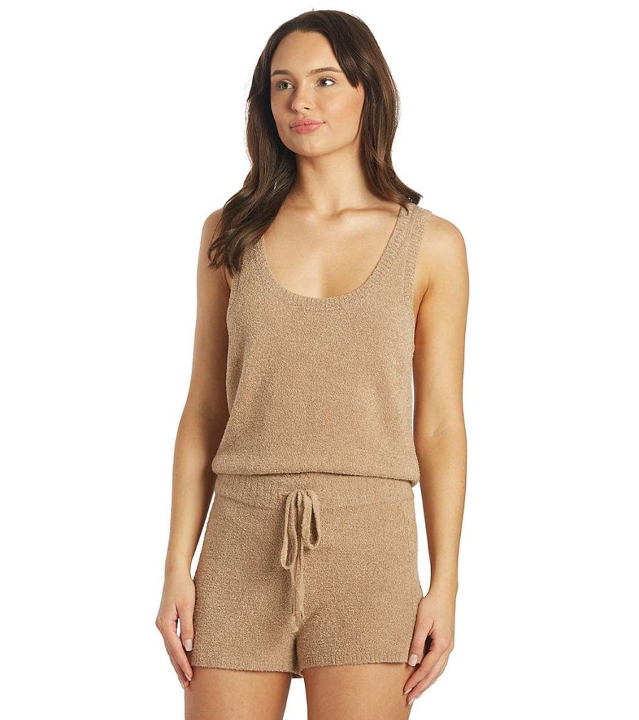 Clothing Spiritual Gangster Yoga Leotards & Jumpsuits | Serenity Romper Camel