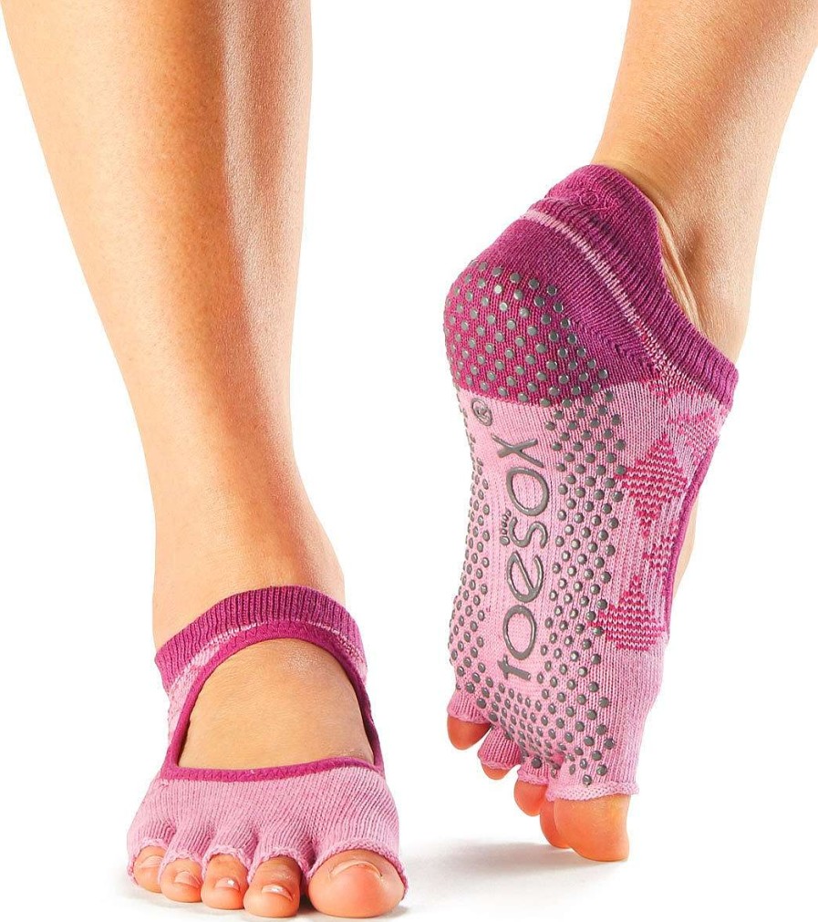 Accessories Toesox | Bellarina Half-Toe Yoga Grip Socks