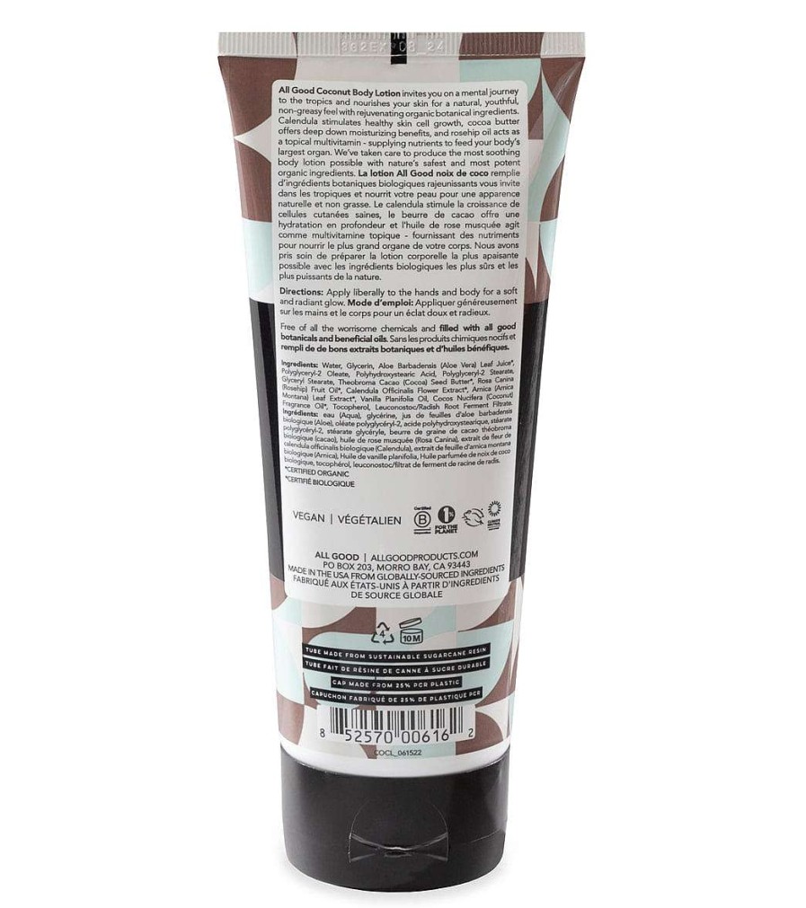 Home & Wellness All Good | Coconut Body Lotion 6Oz