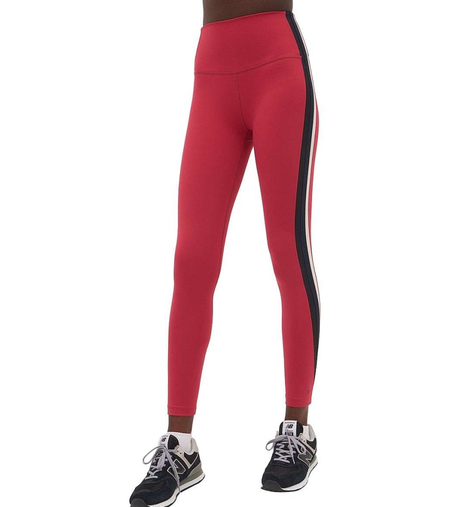 Clothing Splits 59 Yoga Leggings | Bianca High Waist Recycled Techflex 7/8 Legging Lychee/Black