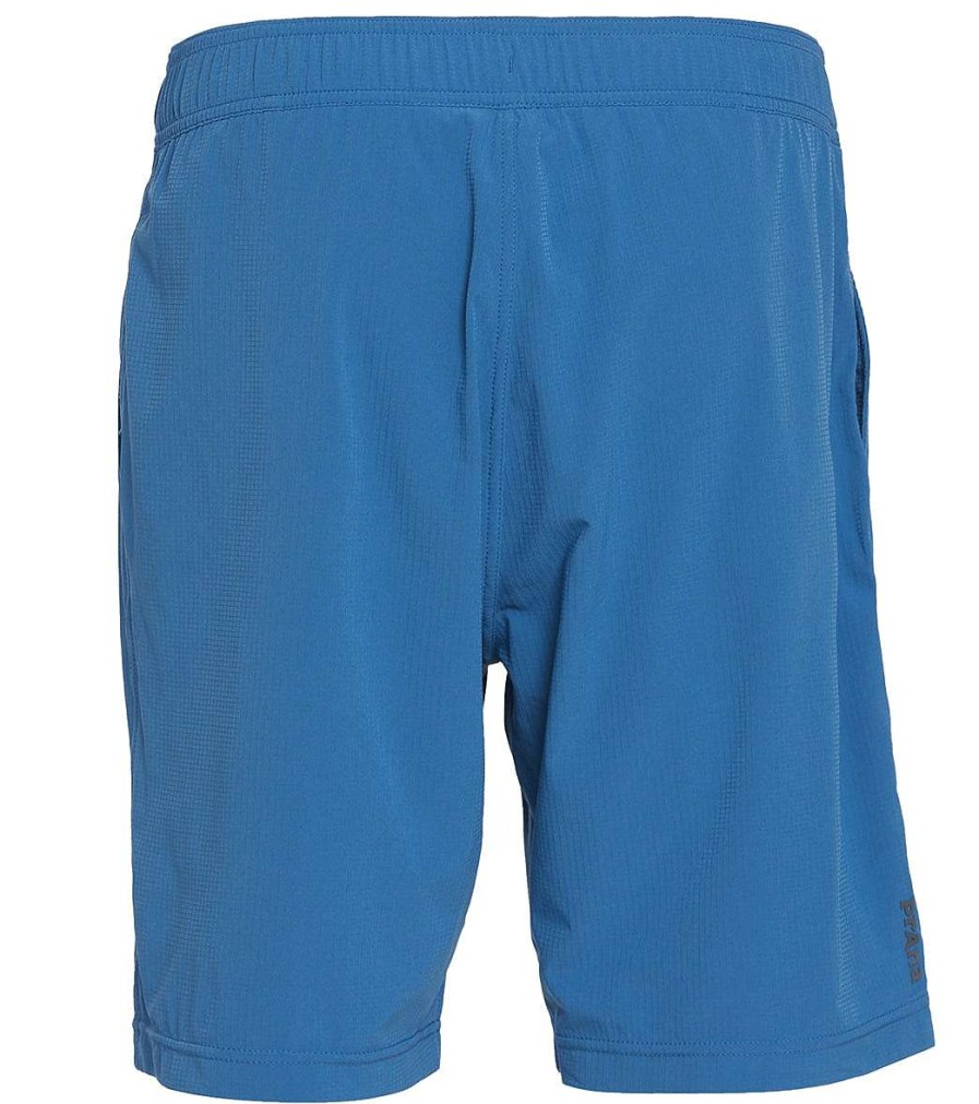 Clothing prAna Men'S Yoga Shorts | Men'S Heiro Lined Short Admiral Blue