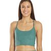 Clothing Marika Yoga Sports Bras | Ivy Sports Bra Black Wildflower Emboss