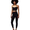 Clothing Spiritual Gangster Yoga Sports Bras | Camille Dream Tech Eco Jersey Bra Black