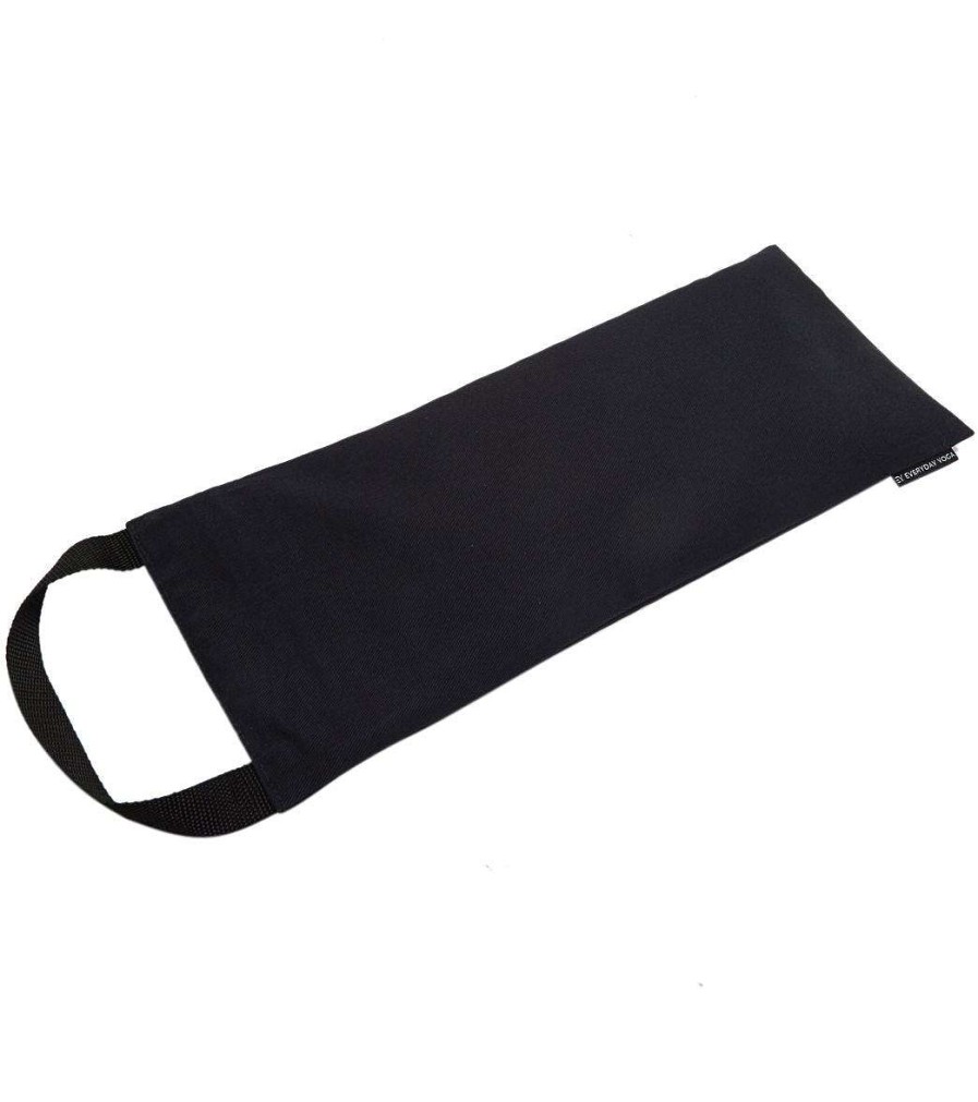 Yoga Mats & Props Everyday Yoga | Cotton Sandbag Cover With Inner Bag Black