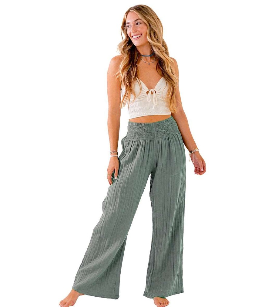 Clothing Lotus and Luna Yoga Pants | Wide Leg Cotton Pants