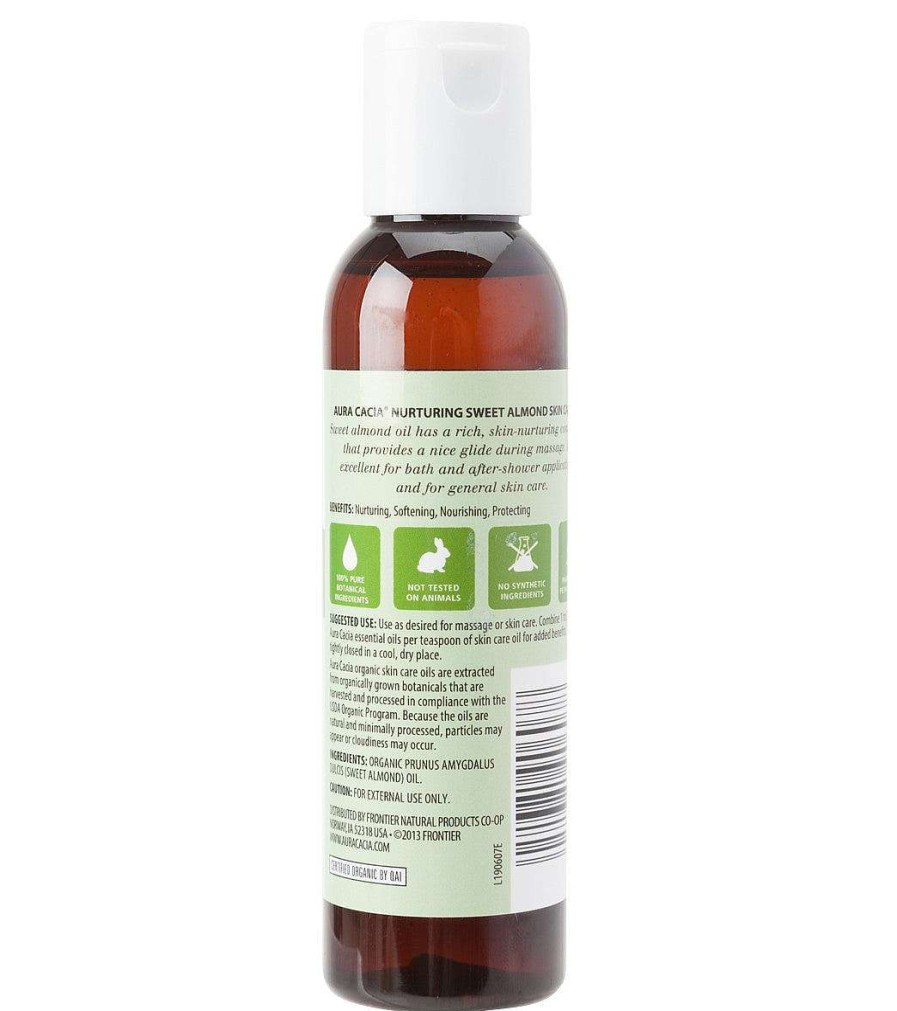 Home & Wellness Aura Cacia | Sweet Almond Certified Organic Skin Care Oil - 4 Oz