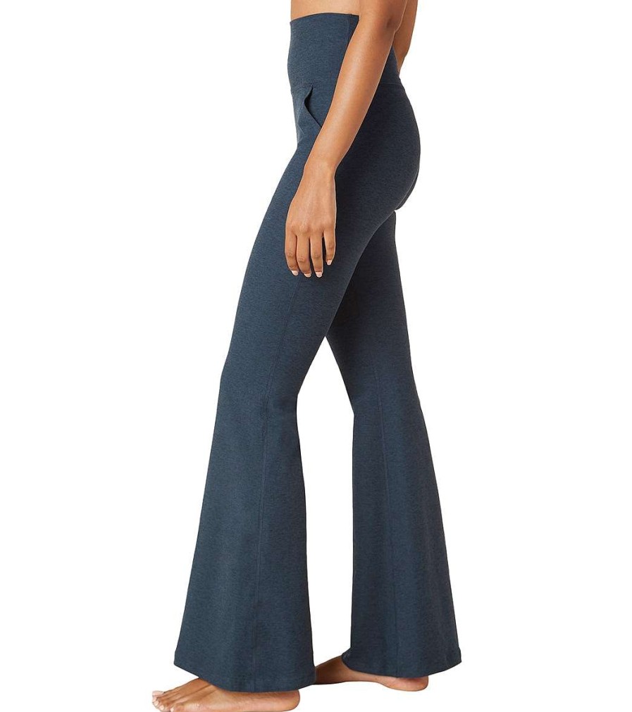 Clothing Beyond Yoga Yoga Pants | Spacedye All Day Flare High Waisted Pant Woodland Heather