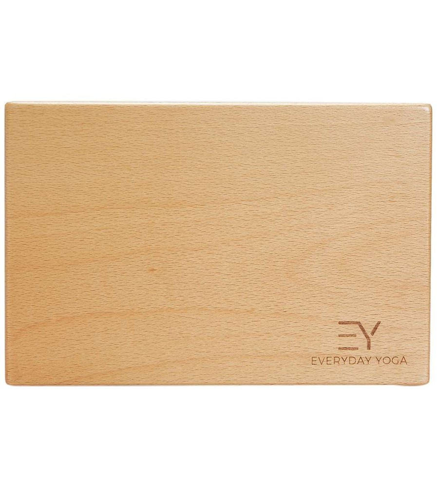 Yoga Mats & Props Everyday Yoga | 4 Inch Wood Block Natural Wood