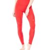 Clothing Electric Yoga Yoga Leggings | Feeling Yourself Yoga Leggings Red