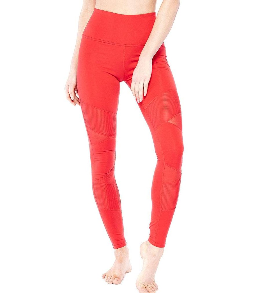 Clothing Electric Yoga Yoga Leggings | Feeling Yourself Yoga Leggings Red