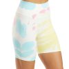 Clothing Spiritual Gangster Yoga Shorts | Biker Shorts Sunburst Tie Dye