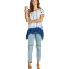 Clothing Yak & Yeti Yoga Tops | Gypsy Tie Dye Tassel Hem Tee